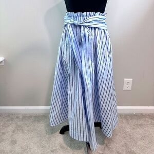 Rosetta Getty Cotten skirt Blue/purple pockets Size 2